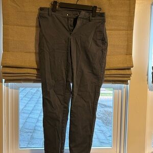 Gap steel blue straight legged twill pants. Size 6 short.